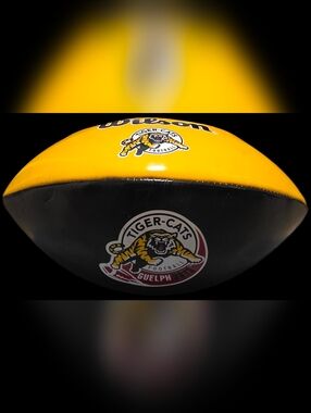 Wilson Tiger-Cats Football - Black & Yellow From 2013 Guelph Season